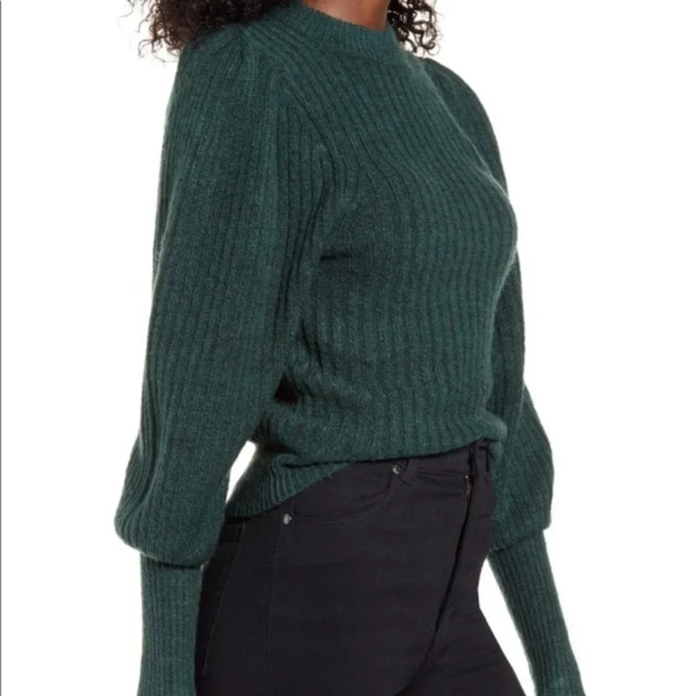 NWT Leith Puff Sleeve Sweater - Picture 4 of 4
